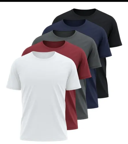 KIT 5 CAMISETAS DRY FIT - TAM P / M