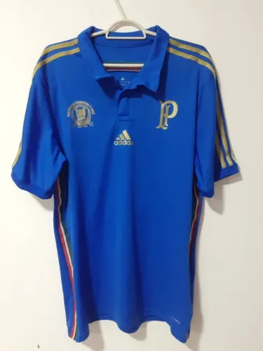 CAMISA PALMEIRAS 2014 - AZUL - ADIDAS - CENTENARIO
