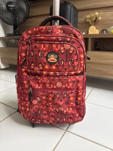 Mochila de rodinhas infantil - Paul Frank