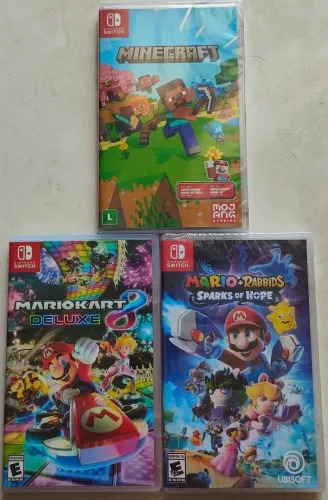 Vendo jogos de Nintendo Switch em Uberlândia e Uberaba.