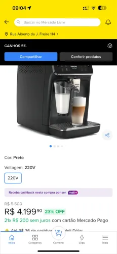 Máquina de café superautomática Philips