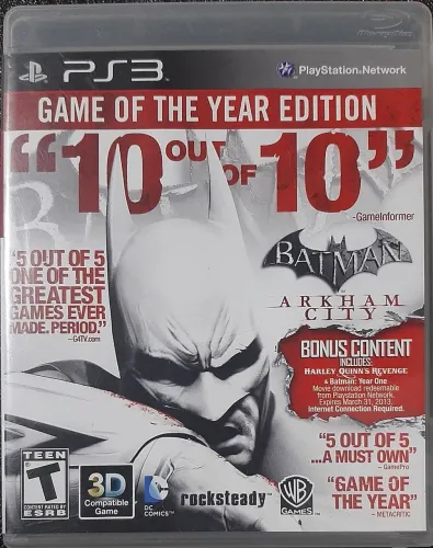 Batman Arkham City Game of the Year Edition - PS3 semi-novo