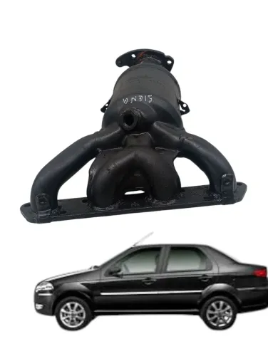 Coletor Escape Fiat Siena 1.0 8v 2008 2009 2010