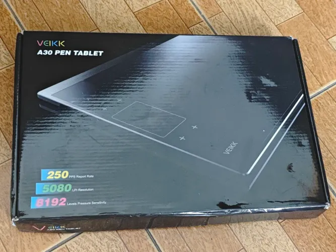 Tableta/Mouse/Touch Pad Veikk A30 | Novo