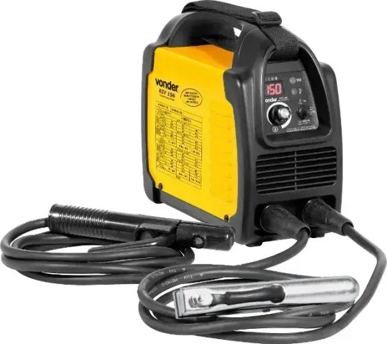 Máquina de Solda Inversora 150 A Eletrodo e TIG Bivolt Display Digital RIV156 Vonder