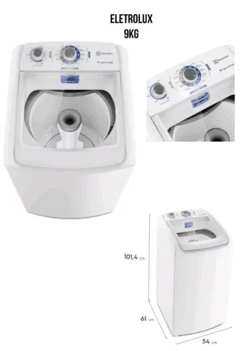 Lavadora Electrolux 9kg Maxima