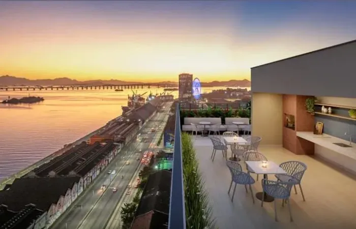 Novidade Imobiliária : Studios e Double Studios com Vista Mar ( Porto Maravilha Centro RJ 