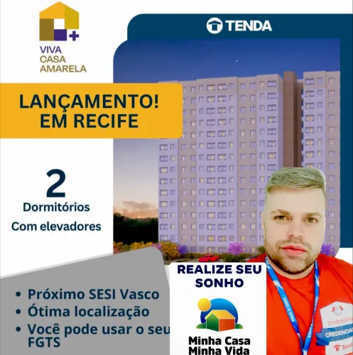 Tenda em Casa Amarela | Apartamento com entrada de 1.000,00!