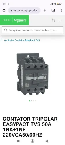 Contatora Schneider nova