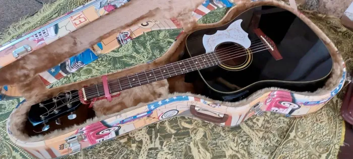 Violão Folk Elétrico 6 Strings Fender Com Afinador e Equalizador Made In Korea + Case Rigi