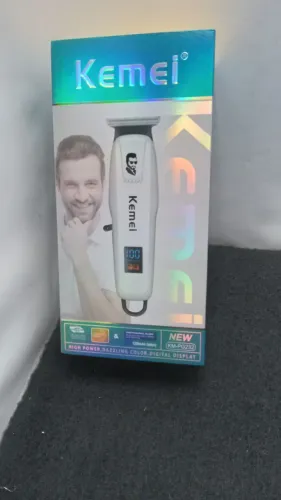 MÁQUINA DE ACABAMENTO KEMEI KM-PG232 SEM FIO * NOVA *