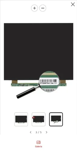 Display lg 32" lm6200 defeito