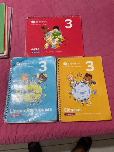 Livros Didáticos 3º Ano - Geekie One - Completo