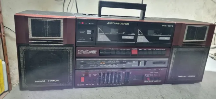 Radio bombox Philco Hitachi PMS-550D