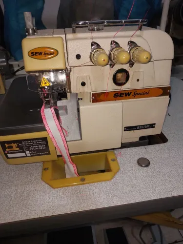 Overlock sew seminovo zerado apenas 1599.99 12x sem.juros