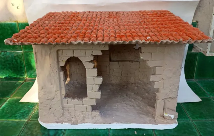 Casa para presépio de natal