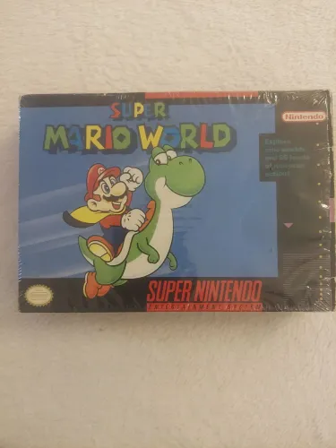 Fita super Nintendo Super Mario world snes no plástico 