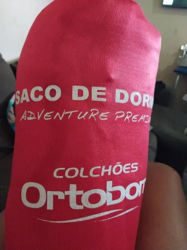 Saco de dormirds solteiro vermelho ortobom 