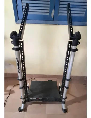 Rack Mesa De Som Equalizador Periféricos Linha Profissional Prateado (Usado)