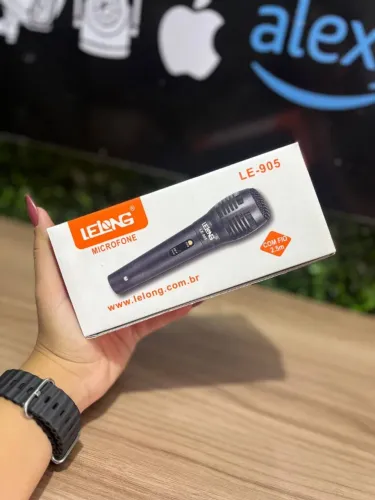 Microfone com Fio 2.5M LE-905 LELONG 