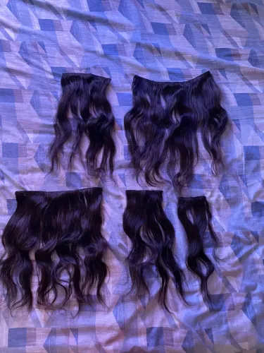 Cabelo humano 40 cm preto - ponto americano (ACEITO OFERTA)