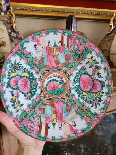Prato Chinês Decorativo