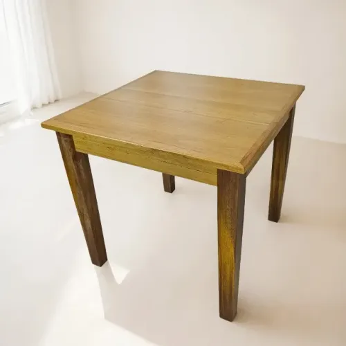 Mesa Jantar Madeira Maciça Pequena 4 lugares
