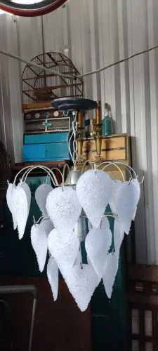 Lustre gotas em acrílico faltam 3 gotas