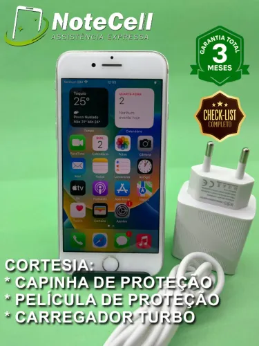 Celular iPhone 8 Branco 64Gb - 3 Meses de Garantia!!!