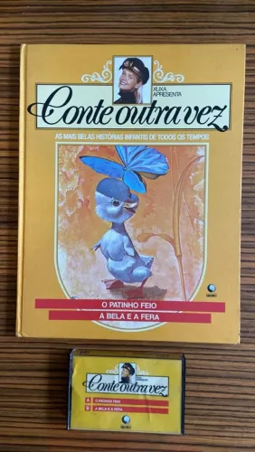 O Patinho feio- a Bela e a Fera, acompanha fita K7 coleção conte outra vez
