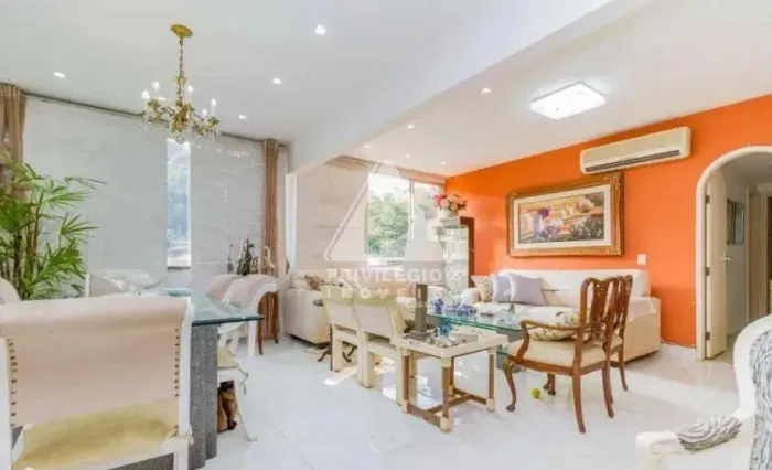Apartamento à venda, 5 quartos, 3 suítes, 1 vaga, Gávea - RIO DE JANEIRO/RJ