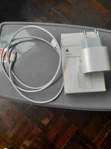Carregador iPhone 20W + Cabo Novo - USB-C - ORIGINAL - NOVO