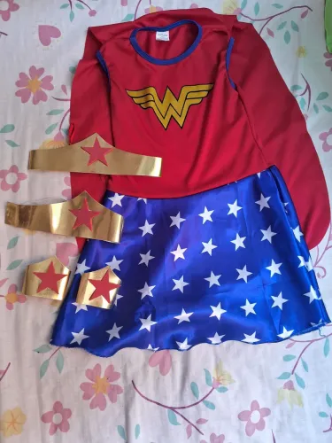 Fantasia Mulher Maravilha Infantil 