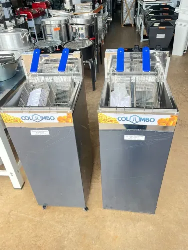 FRITADEIRA 2 CUBAS COLOMBO  5.000W E 8.000W NOVA