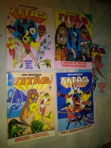 Os novos titãs 1 2 3 4 colecionador