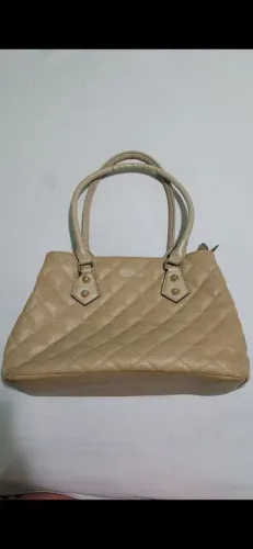 Bolsa social feminina de ombro caramelo