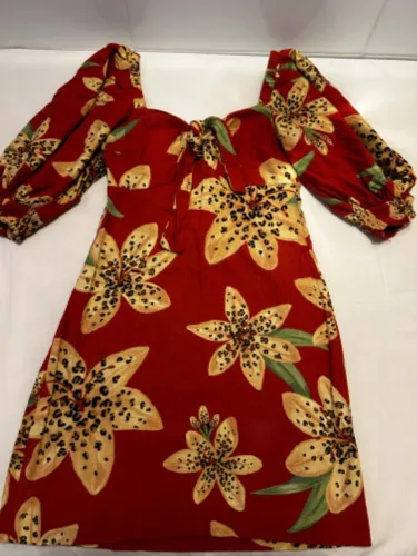 Vendo vestido farm de linho