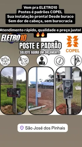 Padrão Copel postes 
