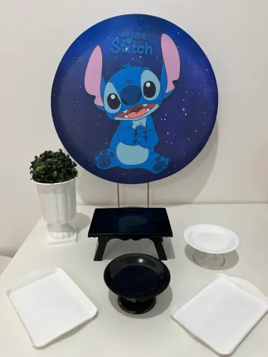 Festa na mesa - Pegue e monte Stitch