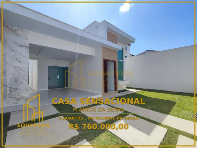 Não Perca: Casa Linear com Suíte em Planície da Serra, Agende sua Visita!