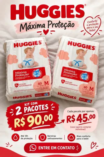 Fralda Huggies M