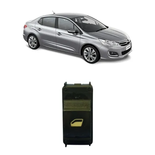 Botão Vidro Dianteiro Direito Citroën C4 Lounge 2014 2018