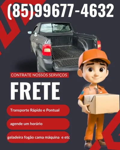 Frete rápido em toda fortaleza e região 