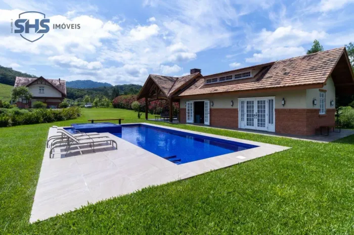 Sítio com 2 dormitórios à venda, 5536 m² por R$ 3.500.000,00 - Testo Alto - Pomerode/SC