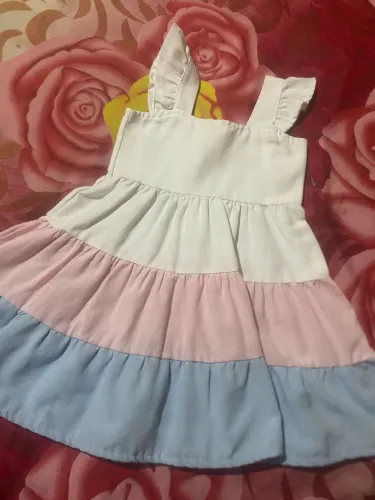 Vestido em linho 3 anos 