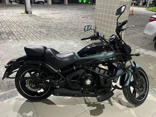 Vulcan 650 S Cafe Preta/Azul