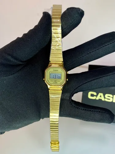 Relógio casio mini vintage collection + caixa personalizada 