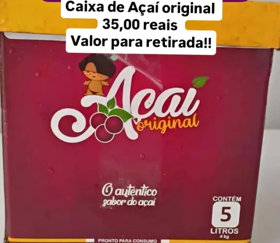 Caixa de Açaí original de 5 litros 