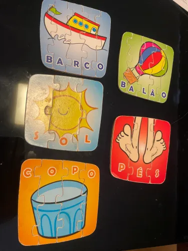 Quebra cabeça silábico infantil