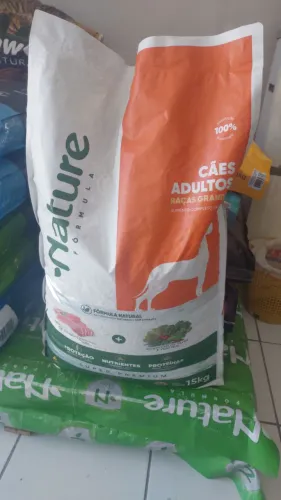 Ração Nature Cães Adultos raças grandes 15kg